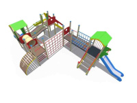 Детские уличные комплексы + Детский игровой комплекс Переходы ДИО 13090