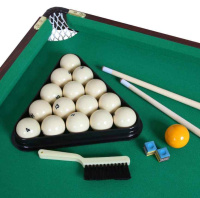 Бильярдные столы + Бильярдный стол Fortuna Русская Пирамида 3фт с комплектом аксессуаров