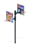 Баскетбольные стойки + Стойка баскетбольная комбинированная (перламутр) - СО 2.70.03-03
