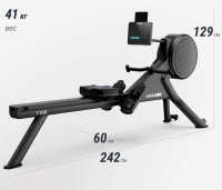 Гребные тренажеры + Гребной тренажер UNIX Fit Air Magnetic Rower-1100 PRO (10.1 TFT)
