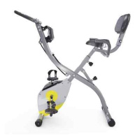 Велотренажеры + Велотренажер X-Bike DFC MBB с эспандерами, серо-желтый