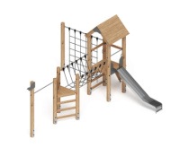 Детские уличные комплексы + Игровой комплекс (лиственница) ДИК 2.24.05-Л.И1