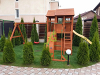 Детские уличные комплексы + Детская площадка IgraGrad Клубный домик 2 с рукоходом
