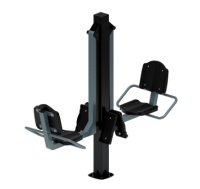 Уличные тренажеры + Жим ногами двойной СТ 032-11