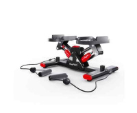 Степперы + Балансировочный степпер DFC XtivePRO с эспандерами, черно-красный