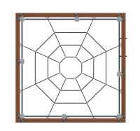 Детские уличные комплексы + Спортивный комплекс Маугли - СК 2.02.04-01