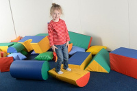 Мягкие модули + Мягкий игровой набор “Городок” (21 элемент)