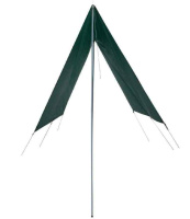 Тенты туристические + Tramp тент 3х3 м со стойками 3 м + оттяжки (зеленый)