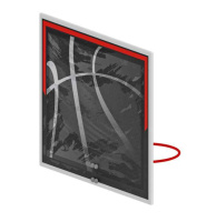 Баскетбольные щиты + Щит баскетбольный (Черно-белый) - СО 2.70.01-02