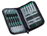 Аксессуары для игры в дартс + Нейлоновый чехол для дротиков Winmau Super Dart Case 2