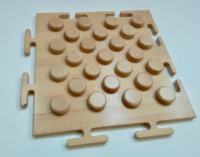 Тактильное оборудование и панели + Сенсорная дорожка из фанеры (4 модуля)