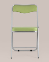 Складные стулья + Складной стул Джонни экокожа салатовый каркас металлик