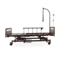 Кровати функциональные + Кровать механическая MED-MOS Е-31 (ЛДСП коричневый)