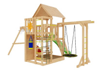 Детские уличные комплексы + Детская площадка IgraGrad Крафт Pro 2