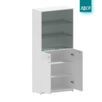 Шкафы для медикаментов и инструментов + Шкаф медицинский двухсекционный двухстворчатый ШМЛ2С СКБ