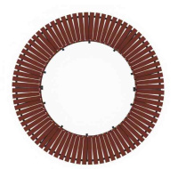 Скамейки и столики + МФ 05-048 Скамья круглая со спинкой