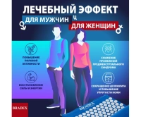 Рефлексотерапия + Коврик акупунктурный Нирвана синий, классическая серия