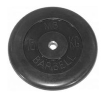 Диски для штанг и гантелей + Диск обрезиненный BARBELL MB (металлическая втулка) диаметр 31 мм		