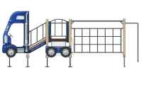 Детские уличные комплексы + ДИК 05-1103 (Фура) Детский игровой комплекс «Грузовичок» H=750