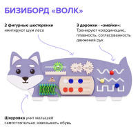 Бизиборды + Набор бизибордов "Лесные жители" 2.0