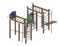 Детские уличные комплексы + Спортивная серия (Граффити) СК 2.01.06-01