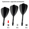 Оперения и хвостовики + Литые оперения с хвостовиками Winmau Fusion Arrow Short (черные)