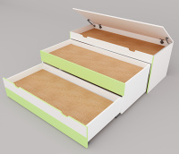 Детские кровати + Кровать детская 2-х ярусная «Зимний вечер»