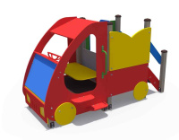 Игровые формы + Машинка с горкой Н-750 ДИФ 01280