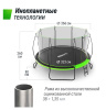 Батуты + Батут UNIX Line 12 ft UFO Green