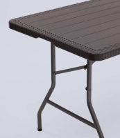 Складные столы + Стол складной чемодан пластиковый Кейт 180 коричневый