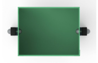 Хозяйственное оборудование + Урна прямоугольная (зеленая) - МФ 50.01.02-01