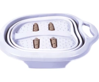 Массажеры для ног + Складная ванночка для ног «Блаженство», лавандовая