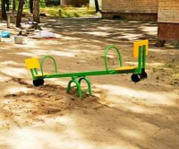 Детские качели + Качалка-балансир металлический ИО 04090