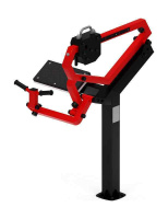 Уличные тренажеры + Бицепс стоя (красный) - Уличный тренажер - СТ 035-11.И1