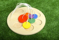 Тактильное оборудование и панели + Тактильно-развивающая игрушка "Палитра"