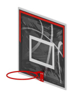 Баскетбольные щиты + Щит баскетбольный (Черно-белый) - СО 2.70.01-02