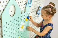 Декоративно-развивающие панели + Настенная панель "Домик"