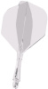 Литые оперения с хвостовиками Winmau Fusion Short Clear (прозрачные)