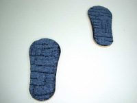 Тактильное оборудование и панели + «Следочки» комплект из 6 пар с различным покрытием