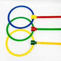 Игрушки для детского сада + Клипса (палка+обруч плоский)