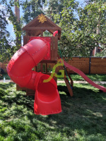 Детские уличные комплексы + Детская площадка IgraGrad Клубный домик 3 с трубой