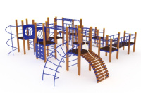 Детские уличные комплексы + Спортивный комплекс Квест СК 07-004