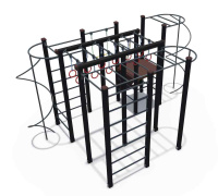 Детские уличные комплексы + Спортивный комплекс серии Геометрия ДСК 04151