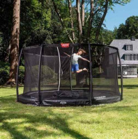 Батуты + Батут BERG Elite InGround 430 Grey Levels + Safety Net Deluxe