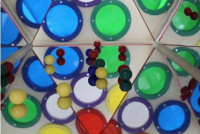 Комплексы и панели для игровых зон + Панель для игровых зон Зеркальная пирамида