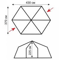 Шатры кемпинговые + Tramp Lite палатка Mosquito green (зеленый)