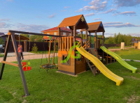 Детские уличные комплексы + Детская площадка IgraGrad Комбо