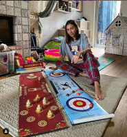 Настольные игры + Матрешка в подарочной коробке