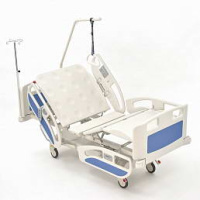 Кровати реанимационные + Реанимационная пяти-функциональная кровать с приводами DeWert , с CPR, аккумулятором и удлинением ложа MET TATRA LIGHT II