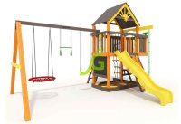 Детские уличные комплексы + Детская площадка IgraGrad Шато (Дерево) мод.2